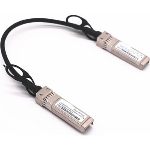DAC Cable 10G SFP+ 0.2 / 0.5 / 1 Meter 30AWG SFP-H10GB 0.5M Compatible With Cisco HW Ubiquiti Mikrotik Zyxel