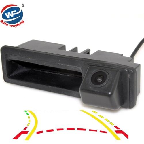 CCD Dynamic Trajectory Trunk handle Rear Camera For Cayenne Audi A4 A4L A6 A6L A7 A5 Q7 Q5 Q3 RS5 RS6 A3 A8L Mirror Rearview Cam