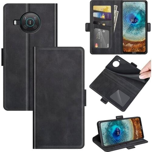 Case For Nokia X10 Leather Wallet Flip Cover Vintage Magnet Phone Case For Nokia X20 Coque