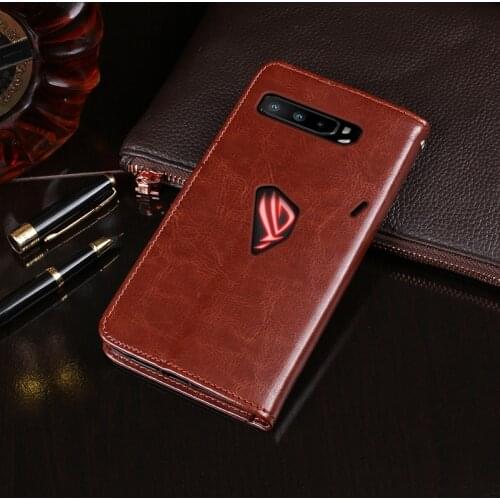 For Asus Rog Phone Case Cover High Quality Flip Leather Case For Asus Rog Phone III I003DD ZS661KS Cover Capa Phone bag Case