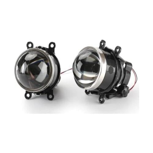 For SUBARU RONAN 3.0inch G2 Type Adjustment Bracket HD Glass Blue Film Bi Xenon Fog Light Projector Lens D2S D2H H11 Lamps