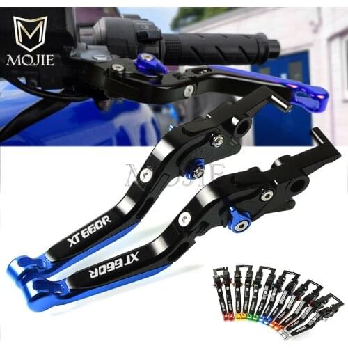 For Yamaha XT660R XT660 XT 660 R 2004-2017 2005 2006 2007 2008 2009 2010 CNC Motorcycle Folding Extendable Brake Clutch Levers