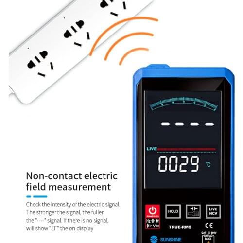 DT-20N touch Ammeter High-precision Intelligent Digit A Multimeter Mini-automatic universal Meter for Mobile Phone Repair