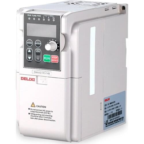 Pump inverter DELIXI VFD 380V 1.5KW frequency converter 50hz to 60hz