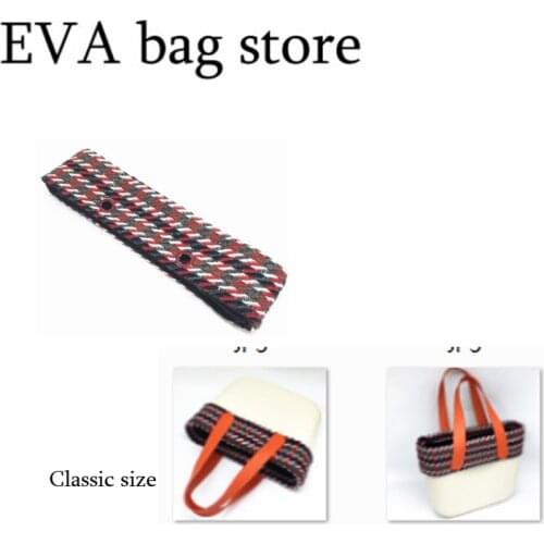 Classic Big Size for O Bag Style with New Colourful Waterproof Canvas Insert Inner and Quilted Trim Fashion Women HandBag