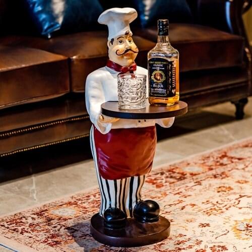 Creative Home Living Room Decoration Furnitures Statues Restaurant Hotel Welcome Landing Tray Large Ornaments Interior Figurines