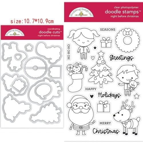 Sirius Santa and Elk Metal Cutting Dies and stamps Template for DIY Scrapbooking Photo Album Embossing Decorative Cards new 2021