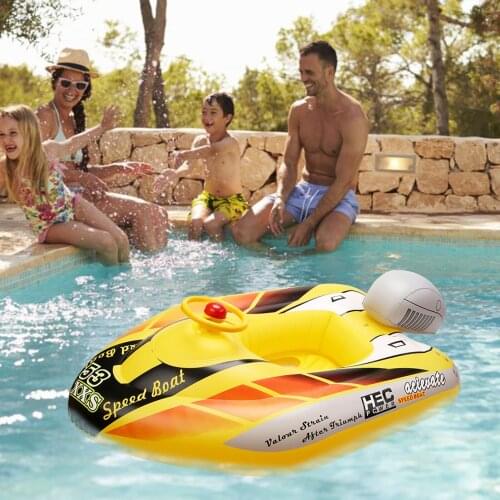 Pool Float Inflatable Swim Ring PoolFloating Boat Toy Swimming Float Kids Swim Pool Accessories Summer Toys Toddler Rings