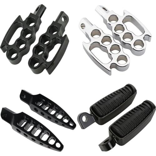 Motorcycle Flying Knuckle 45 Degrees Male-Mount Footrests Foot Pegs Pedal For Harley V-Rod Sportster XL883 1200 Dyna Softail