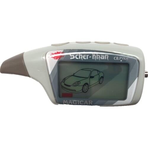 Entirely LCD Remote Control Key Fob for two Way Car Alarm System Scher khan M5 Magicar 5