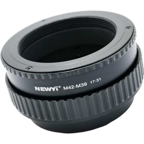 M42-M39 17mm-31mm Adjustable Focusing Lens Mount Adapter, Professional Accessories