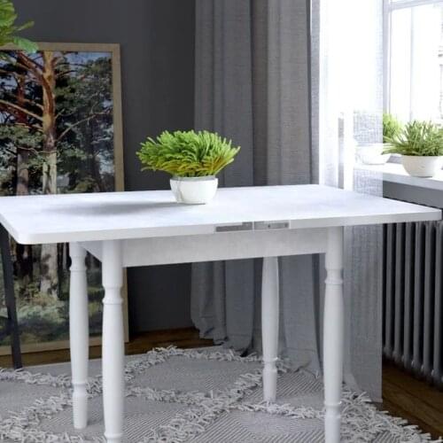 Folding dining table, modern and simple, light and luxurious, easy to assemble, simple and small household table, 78x58x75 cm