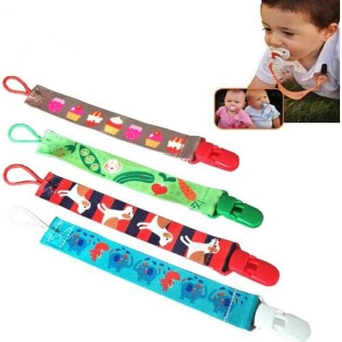 Funny Pacifiers Nipples Clip Chain Infant Baby Child Cuddly Plush Animal Dummy Holder Soother Chain Chupetas Para Bebe Teether