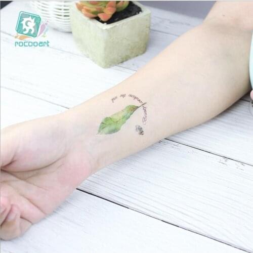 Woman Waterproof Temporary Tattoos Temporary Tattoo on the Body Fake Tattoo Sticker Sexy Flower Rose T1891