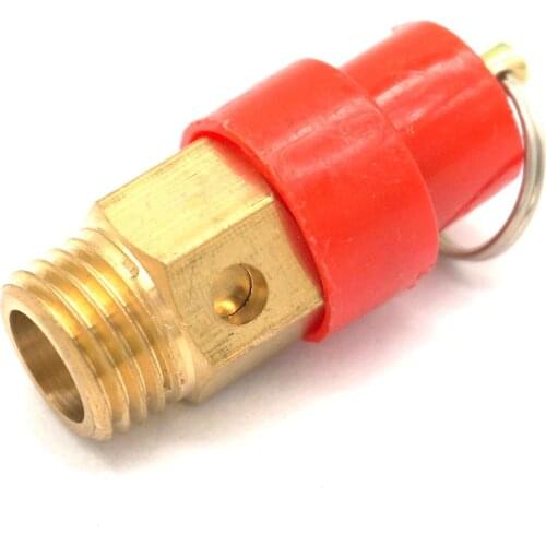 1/4" BSP male Thread 57 PSI Brass Air Compressor Safety Relief valve Pressure switch Pop-off valve Release Valves