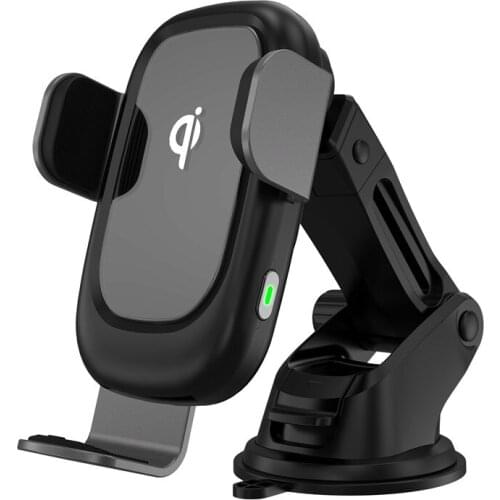 Wireless Charger Car Qi 15W/10W/7.5W/5W Auto Clamping Phone Holder Cordless Fast accessories for mobile phones iPhone Samsung