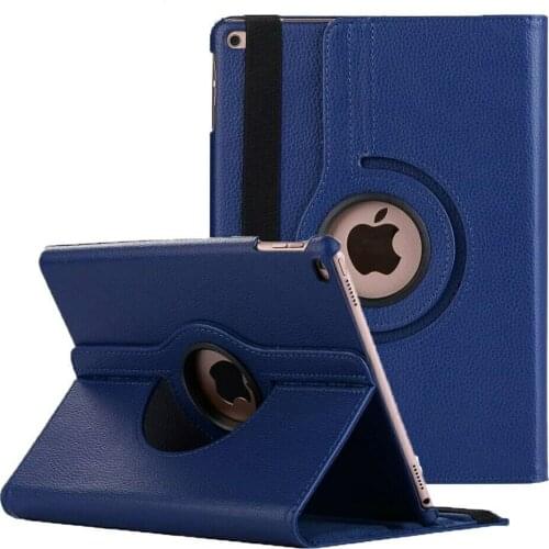 360 Degree Rotating PU Leather Flip Cover Case For New iPad 9.7 2017 2018 5th 6th Stand Cases Smart Case A1822 A1823 A1893 A1954