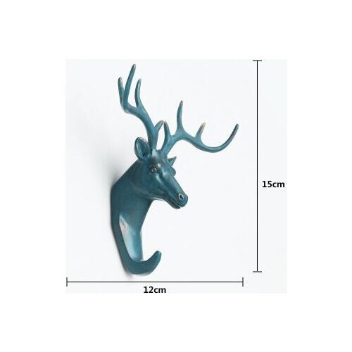 Animal Resin Model Produced Deer Rhino Elephant Giraffe Horse Animal Decorative Hook Creative Resin Model Bathroom Wall Hook