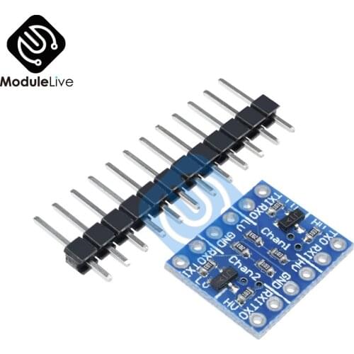 Two 2 Channel 2-CH IIC I2C Logic Level Converter Bi-Directional Board Module 5V to 3.3V For Arduino
