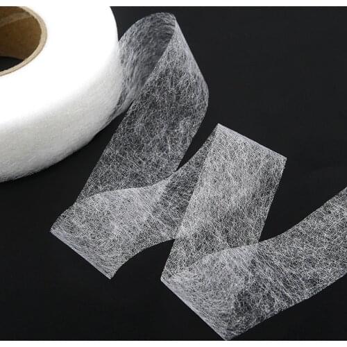 70yards Double sided adhesive tape Patchwork Interlinings Hot melt screen film DIY Cloth Sewing Accessory 1-6cm