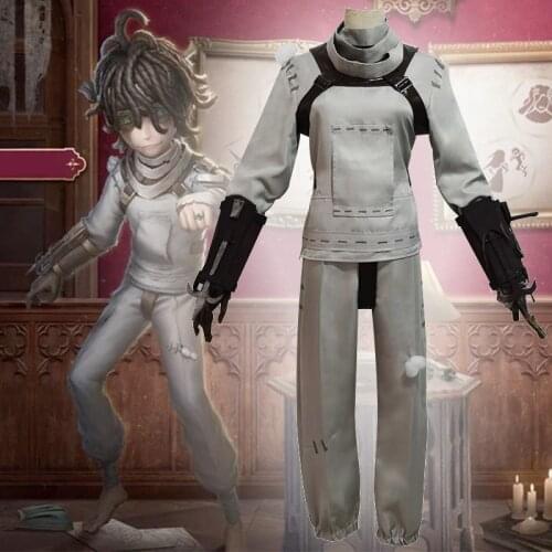 Game Identity V Cosplay Costumes Cosplay Survivor Emil Patient Cosplay Costume Original Skin Uniforms Clothes Suits Grey Outfits