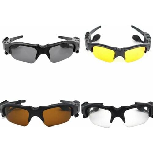 Men Cycling Outdoor Glasses Sunglasses Wireless Sports Headset Listening To Songs Hands-Free
