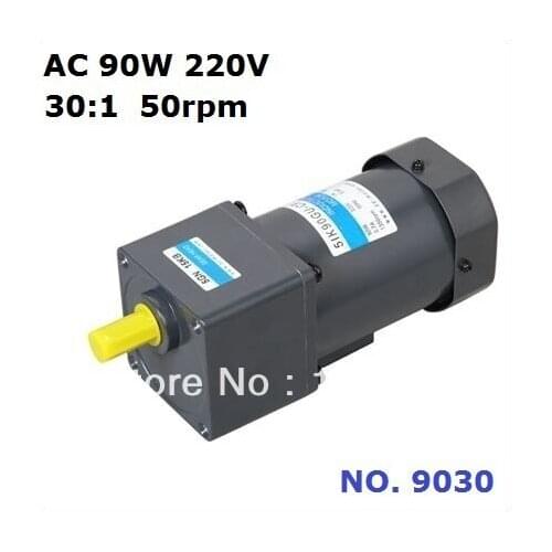 NO. 9030 ac gear motors 90W 220V 50rpm ratio 30:1