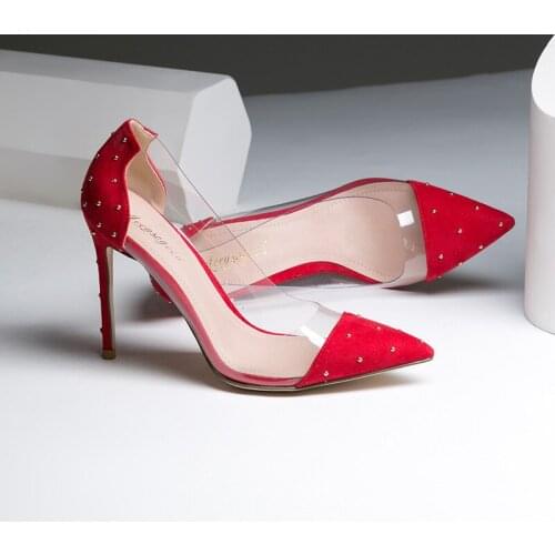 Замшевые туфли-лодочки PADEGAO China At AliExpress