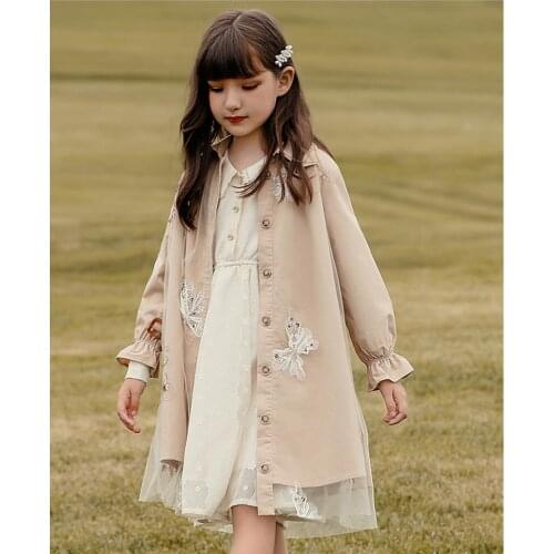 Girls trench coat