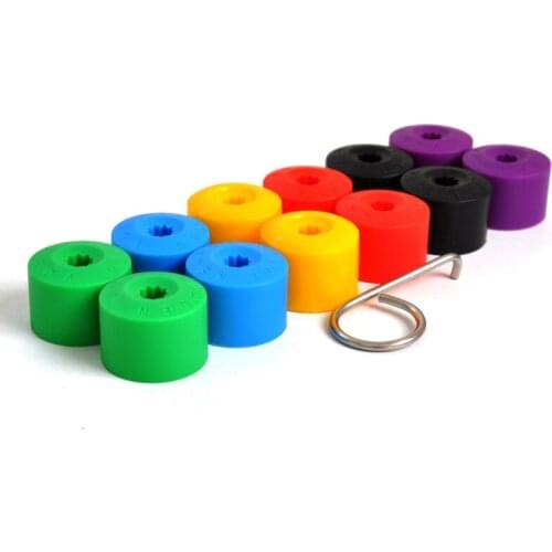 Apply to Bora Passat Jettae Golf 6 MK6 Polo Automobile hub screw cover Tyre color screw cap Decorative cover
