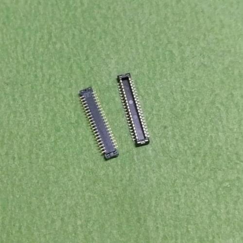 2pcs 40pin Lcd Display FPC Connector For Samsung Galaxy J7 Pro 2017 J730 J7Pro A5 A5000 A5009 A500 Screen Plug On Motherboard