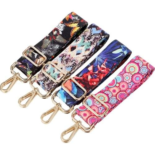 Women Colorful Shoulder Strap Lady Bag Accessories Adjustable Removable Wide Strap For Handbags Crossbody Messenger Bag Strap