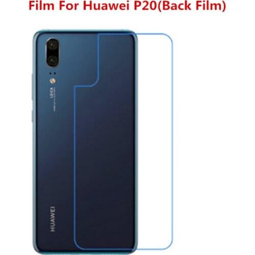 1/2/5/10 Pcs Ultra Thin Clear HD LCD Screen Protector Film With Cleaning Cloth Film For Huawei P20(Back Film)