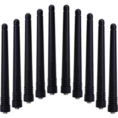 10PCS Original Baofeng Antenna SMA-Female Dual Band 136-174Mhz&400-520Mhz For UV-5R UV-82 UV-9R Baofeng Walkie Talkie Radio UV5R