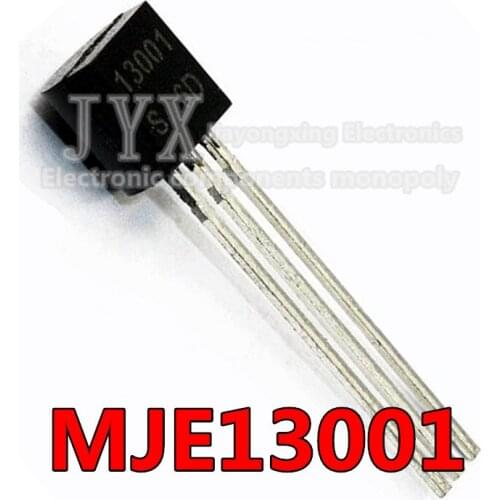 100PCS/Lot MJE13001 E13001 13001 Triode TO-92 Transistor New