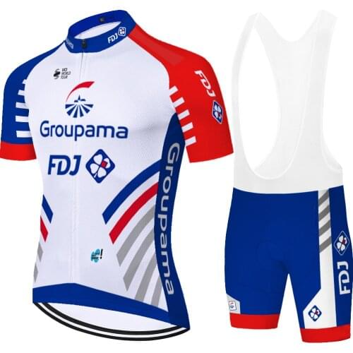2021 FDJ Cycling Jersey Maillot Ciclismo Hombre Mallot Ciclismo Hombre Verano Велосипедки Roupa Ciclismo Masculino