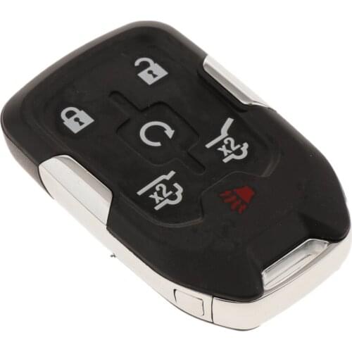 6 Buttons Replacement For Key Fob Remote Shell Case Cover Key Fob Cover for GMC