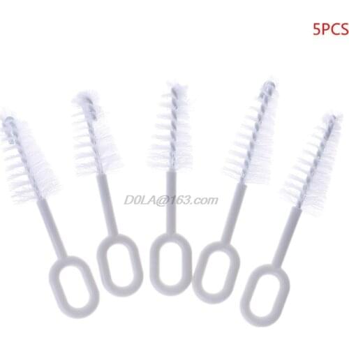 5 Pcs/Set Nipple Cleaner Baby Nipples Brush Cleaning Tools Professional Bristle High Density Pacifier Soother Accessories