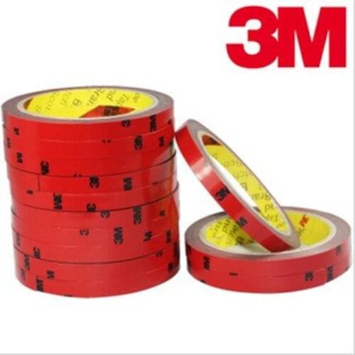 3M Double Faced Acrylic Foam Adhesive Double Sided Tape 6/10/15/20/30/40mm Auto Special Sponge Puff glue car decals car-styling