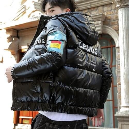 Winter New Men Printed Parkas Quality Brand Mens Hooded Warm Thick Jacket Male Fashion Casual Parka Coat