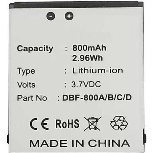 3.7V 800mAh Li-ion Battery Suitable for Doro PhoneEasy 626 520 606 mobile phone battery Rechargeable Replacement DBF-800A