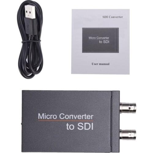 HD 3G Video Micro Converter SDI to HDMI-compatible To SDI Adapter Converter with Audio Auto Format Detection For Camera