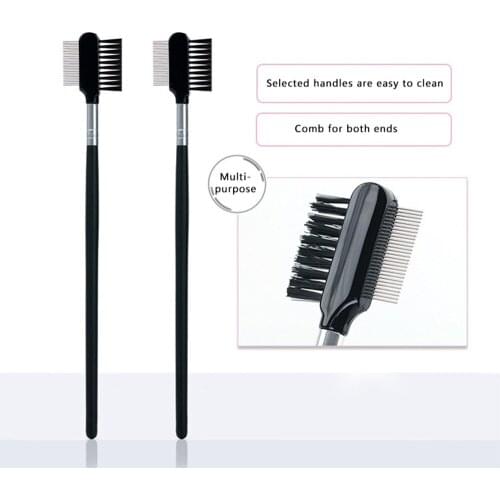 NEW Light Stainless Steel Eyelash Comb Beauty Makeup Lash brush Portable Eyelash Brush Comb Beauty Makeup Tools