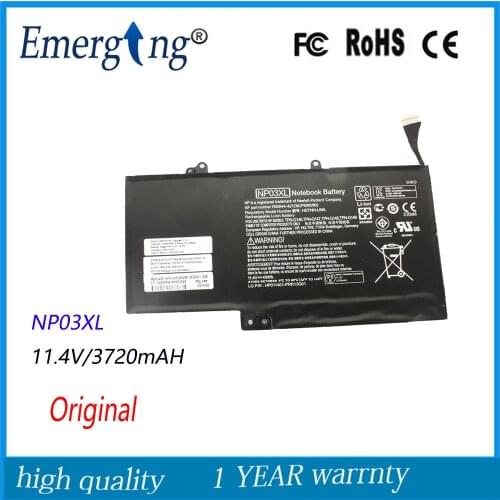 11.3V 4200Mah New Original Laptop Battery for HP Pavilion NP03XL X360 13-A010DX HSTNN-LB6 TPN-Q146 Q147 Q148 Q149 760944-421