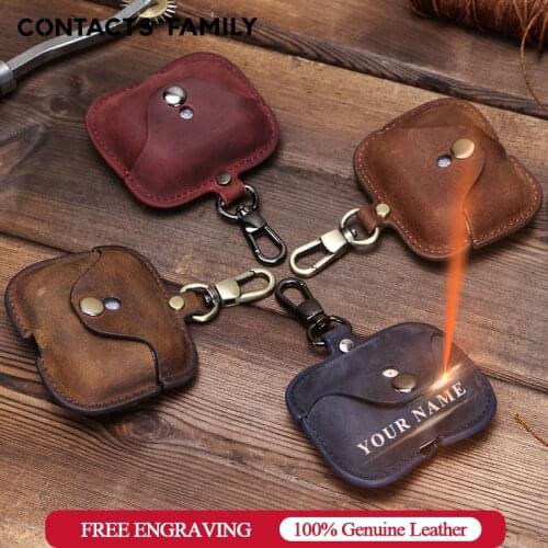 Luxury Leather Bag For Apple AirPods Pro Bluetooth Wireless Earphone Case Cover For AirPods Pro 3 Funda Cover Charging Box Gift