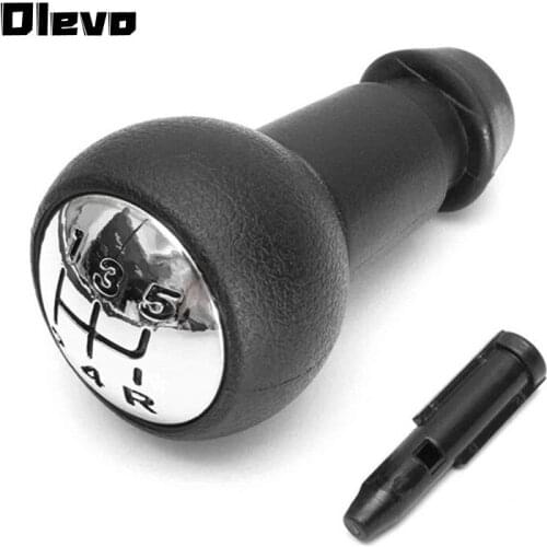 Chromed 5 Speed MT Gear Shift Knob for PEUGEOT 106 206 306 406 806 107 207 307 301 Gearshift Shifter Lever Stick Headball Pen