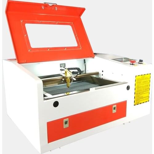 Ruida system 4030 small mini laser engraver cutter machine 50W desktop up and cowm 90mm acrylic plywood glass diy co2