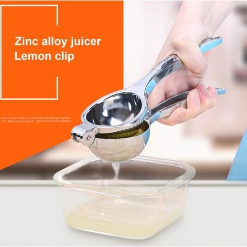 Lemon Clip Zinc Alloy Stainless Steel Multifunction Orange Pressing Practical Home Gadget 1PC Citrus Fruit Manual Juicer