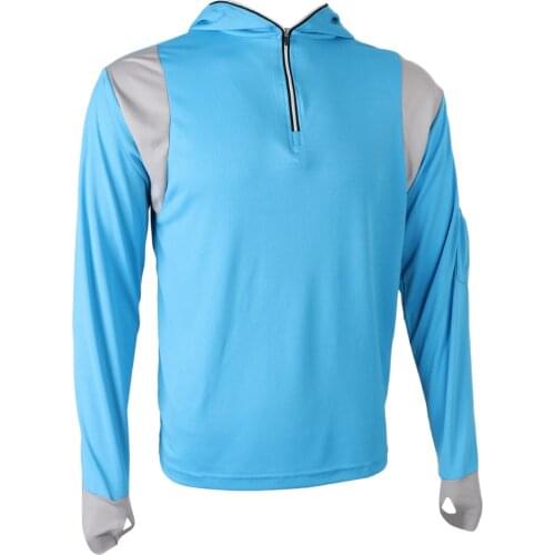 Sunscreen Fishing Shirt Coat Breathable Men Quick Drying Long Sleeve Clothes M-XXXL