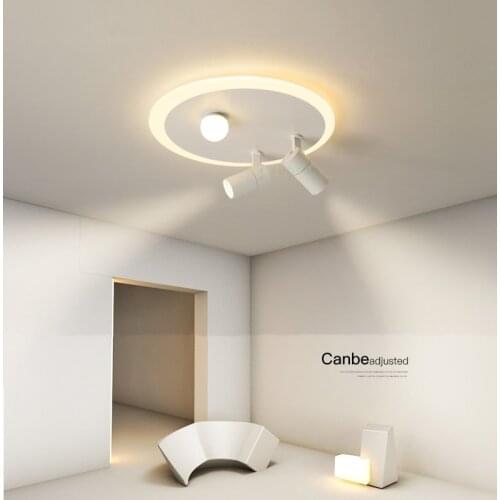 Modern Circular Led Ceiling Lamp Cloakroom Small Bedroom Lamp Fashion Nordic Living Room Lamp Aisle Balcony Ceiling Light 220V